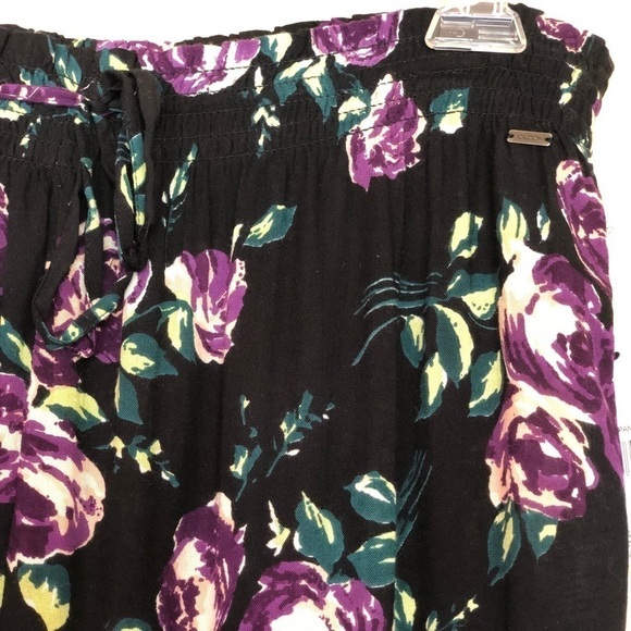 Volcom Women's Purple defiant One Floral Pants M - Picture 12 of 12